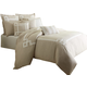 AICO Avenue A 10-pc King Comforter Set in Natural BCS-KS10-AVENU-NAT PROMO