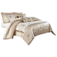 AICO Palermo 10-pc Queen Comforter Set in Sand BCS-QS10-PLRMO-SAN PROMO