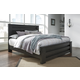 Brinxton King Panel Bed in Dark Charcoal