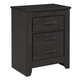 Brinxton 2 Drawer Nightstand in Dark Charcoal B249-92 FedEx/UPS Brinxton 2 Drawer Nightstand in Dark Charcoal B249-92 FedEx/UPS