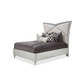 AICO Melrose Plaza Queen Upholstered Bed in Dove 9019000QN-118 PROMO