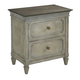 American Drew Savona AX Two Drawer Nightstand in Versaille 654-420