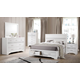 Coaster Furniture Miranda 4pc Storage Bedroom Set in White