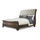 Legacy Classic Trisha Yearwood Home Dottie Queen Upholstered Sleigh Bed in Coffee 920-250