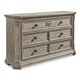 A.R.T. Furniture Arch Salvage 6 Drawer Grayson Dresser in Parchment 233130-2802