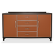 Aico 21 Cosmopolitan 4 Drawer Dresser in Orange/Umber 9029050-812 CLOSEOUT PROMO Aico 21 Cosmopolitan 4 Drawer Dresser in Orange/Umber 9029050-812 CLOSEOUT PROMO