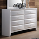 Acme Ireland 8-Drawer Dresser in White 21706 EST SHIP TIME APPX 4 WEEKS