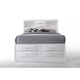 Acme Ireland Queen Storage Bed in White 21700Q EST SHIP TIME APPX 4 WEEKS