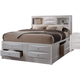 Acme Ireland Full Storage Bed in White 21710F EST SHIP TIME APPX 4 WEEKS Acme Ireland Full Storage Bed in White 21710F EST SHIP TIME APPX 4 WEEKS