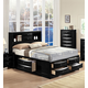 Acme Ireland Queen Storage Bed in Black 21610Q EST SHIP TIME APPX 4 WEEKS