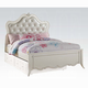 Acme Edalene Upholstered Twin Bed in Pearl White 30505T EST SHIP TIME APPX 4 WEEKS