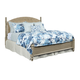 American Drew Litchfield Queen Currituck Low Post Bed in Driftwood