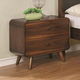 Coaster Furniture Robyn Mid-Century Modern 2 Drawer Nightstand in Dark Walnut 205132 Coaster Furniture Robyn Mid-Century Modern 2 Drawer Nightstand in Dark Walnut 205132