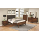 Coaster Furniture Robyn 4-Piece Platform Bedroom Set in Dark Walnut