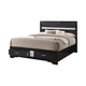 Coaster Furniture Miranda California King Storage Bed in Black