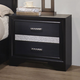 Coaster Furniture Miranda 2 Drawer Night Stand in Black