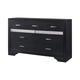 Coaster Furniture Miranda 7 Drawer Dresser in Black