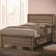 Coaster Furniture Kauffman California King Storage Panel Bed in Washed Taupe