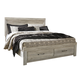 Bellaby King Panel Storage Bed in Whitewash