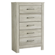 Bellaby 5 Drawer Chest in Whitewash B331-46 Bellaby 5 Drawer Chest in Whitewash B331-46