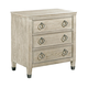 American Drew Vista Prescott 3 Drawer Nightstand in White Oak 803-421