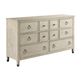 American Drew Vista Fremont 10 Drawer Dresser in White Oak 803-130