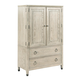 American Drew Vista Easton Door Chest in White Oak 803-220