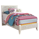 Paxberry Twin Panel Bed in Whitewash FedEx/UPS
