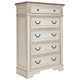 Realyn 5 Drawer Chest in Chipped White B743-46