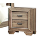Homelegance Beechnut 2 Drawer Nightstand in Natural 1904-4