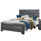 Homelegance Beechnut King Panel Bed in Gray 1904KGY-1EK