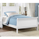 Homelegance Mayville Twin Sleigh Bed in White 2147TW-1