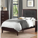 Homelegance Edina Full Panel Bed in Espresso-Hinted Cherry 2145F-1