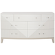 Bernhardt Axiom Dresser in Linear Gray/White 381-050 Bernhardt Axiom Dresser in Linear Gray/White 381-050