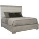 Bernhardt Linea Queen Upholstered Channel Bed in Cerused Griege PROMO