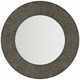 Bernhardt Linea Round Mirror in Cerused Charcoal 384-333B PROMO