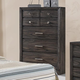Crown Mark Jaymes Chest in Dark Brown B6580-4
