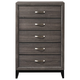 Crown Mark Akerson Chest in Grey B4620-4