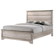 Crown Mark Patterson King Panel Bed in Driftwood Grey Crown Mark Patterson King Panel Bed in Driftwood Grey