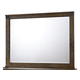 Crown Mark Furniture Curtis Mirror in Rustic B4800-11