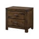 Crown Mark Furniture Curtis Night Stand in Rustic B4800-2 Crown Mark Furniture Curtis Night Stand in Rustic B4800-2