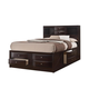 Crown Mark Emily King Captain's Storage Bed in Dark Cherry Crown Mark Emily King Captain's Storage Bed in Dark Cherry