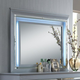 Crown Mark Furniture Lillian Mirror in Silver B7100-11
