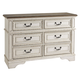 Realyn Youth Dresser in Chipped White B743-21