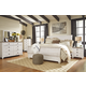 Margarette King Bedroom Set 4-Piece Sleigh