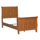 Liberty Furniture Grandpa's Cabin Youth Twin Sleigh Bed in Aged Oak EST SHIP TIME APPX 4 WEEKS