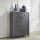 Liberty Furniture Cottage View Drawer Chest in Dark Gray 423-BR40 EST SHIP TIME APPX 4 WEEKS