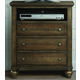 Elements International Chatham Media Chest in Warm Gray CH600TV