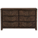 Homelegance Parnell Dresser in Rustic Cherry 1648-5