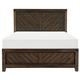 Homelegance Parnell King Panel Bed in Rustic Cherry 1648K-1EK*